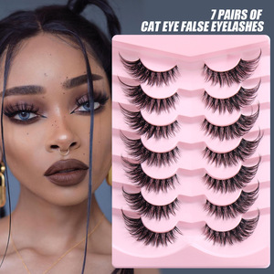 7 paires <span class=keywords><strong>de</strong></span> faux <span class=keywords><strong>cils</strong></span> renard naturel épais <span class=keywords><strong>cils</strong></span> à friser imitation <span class=keywords><strong>cils</strong></span> <span class=keywords><strong>de</strong></span> chat en gros - Product Image 3