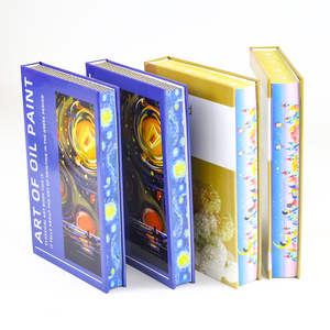 <span class=keywords><strong>Libro</strong></span> de tapa dura personalizado con borde estampado y pintado, impreso en papel kraft - Product Image 3