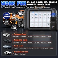 XTOOL D8W Scanner OBD2 WiFi DOIP CAN FD Outil de diagnostic automobile complet avec codage ECU, programmation de clés, 38+ fonctions de réinitialisation, test actif