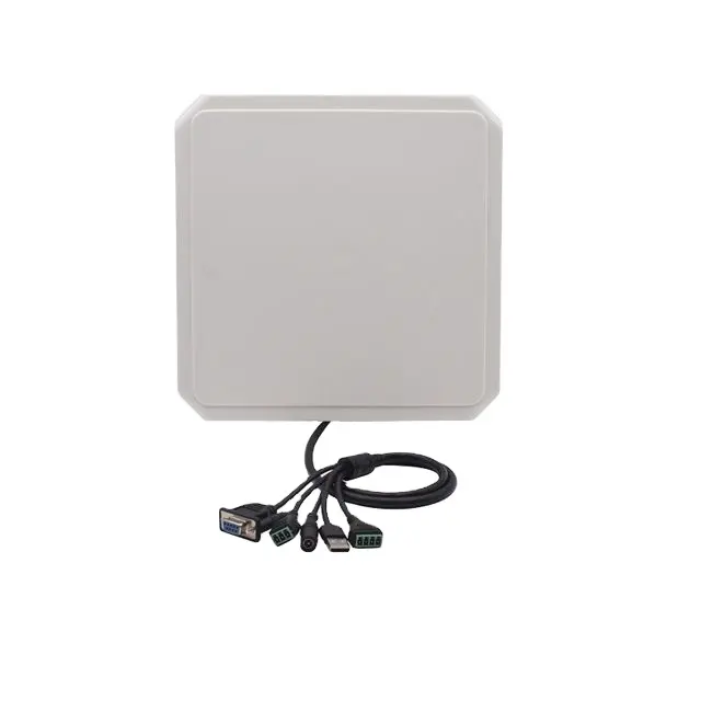 UHF RFID Usb Prime Reader 1-10m ABS manajemen parkir mobil dll 9dbi antena melingkar menyediakan Sdk, Software demo 260*260*60mm