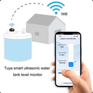 Capteur de niveau de liquide intelligent IoT TLC2206 TUYA WiFi, moniteur de profondeur de réservoir sans fil avec <span class=keywords><strong>alerte</strong></span> via application téléphonique pour la maison et l'industrie - Product Image 4