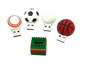 Sport 3D ball shaped USB flash drive 2.0 3.0 16gb 32gb 64gb 2TB