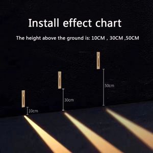 Durlitecn โคมไฟติดผนังอัจฉริยะ3W, โคมไฟ LED ติดบันไดมีเซ็นเซอร์ตรวจจับการเคลื่อนไหวใน IP65สำหรับทางเดินภายใน - Product Image 6