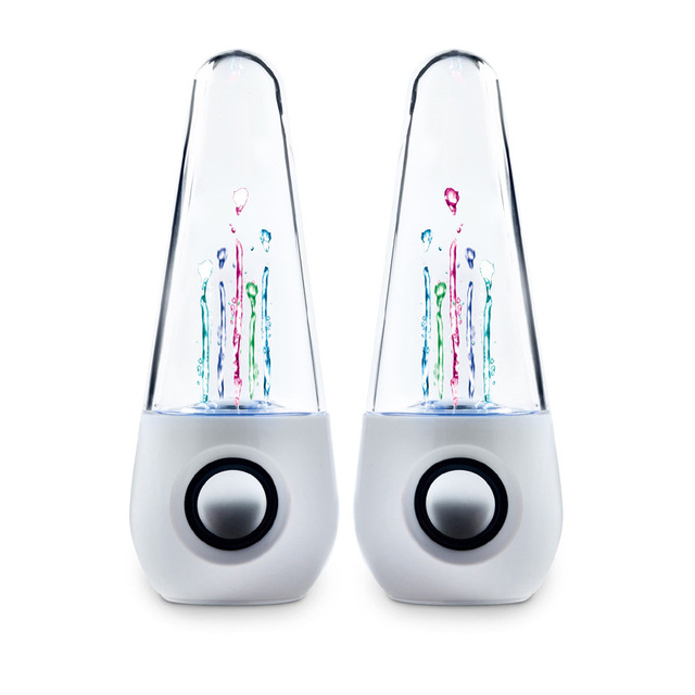 Cross Border Factory in Stock Direct Supply Tumbler Bullet Head Water Dance Speaker Cable RGB LED Music Fountain Export Hot