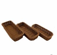 Beste prijs PP Rattan keuken bestekmand Modern Scandinavisch design Waterdicht Duurzaam Wasbaar Handgeweven Ruimtebesparend Mes