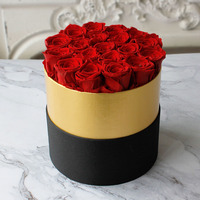 Rose éternelle sans fin, fleur préservée, pour la saint-valentin, pour un cadeau parfaite, coffret
