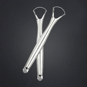 Grattoir à langue en acier inoxydable, outil d'hygiène buccale réutilisable de 11cm pour nettoyer la langue et rafraîchir l'haleine - Product Image 4