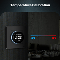 Thermostat intelligent Tuya/Mose Zigbee Star Ring pour chauffage au sol, commande de température pour chaudière à eau/gaz/chauffage électrique