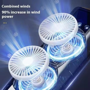 Summer Desktop Air Conditioner <b>Fan</b> Double Spray Humidifier Portable Home Mist Cooling Mini Desktop Air Cooler <b>Remote</b> <b>Control</b> New - Product Image 2