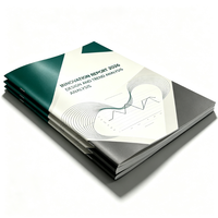 Catalogue d'entreprise personnalisé haut de gamme, reliure agrafée, couleur intégrale, pour impression de livres et présentation d'entreprise
