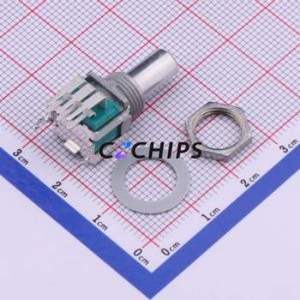 Resistencia Ajustable/Potenciómetro RK09L12D0A1W, Componente de Orificio Pasante (THT), Resistencia de 10kOhm, 20%, 10V, 50mW - Product Image 2