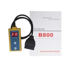 B800 SRS Pemindai dan Reset Airbag, Alat Diagnosa OBD Pemindai Reset SRS untuk BM Fit E36 E46 E34 E38 <span class=keywords><strong>E39</strong></span> Z3 Z4 X5 B800 - Product Image 4