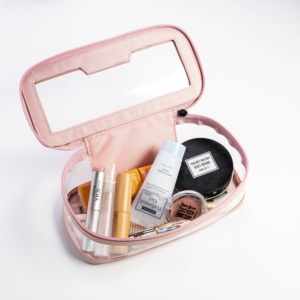 Customized Lady Cosmetic <b>Bag</b> with Zipper ODM OEM BSCI Certified PU Material Multifunctional for Makeup <b>Travel</b> <b>Storage</b> <b>Bag</b> - Product Image 3