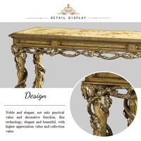 Yips LD-1203-0918 maison bureau classique Console Table série européenne résine sculpture peint à la main motif Floral bois occasionnel