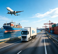 Transitaire mondial, service d'expédition logistique rapide porte-à-porte depuis la Chine