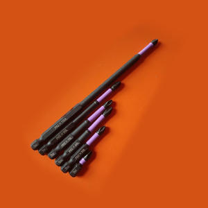 6-Piece Set Purple Anti-Slip Impact Phillips Screwdriver Bits High Hardness Including <b>Magnetic</b> <b>Drill</b> Bits - Product Image 1