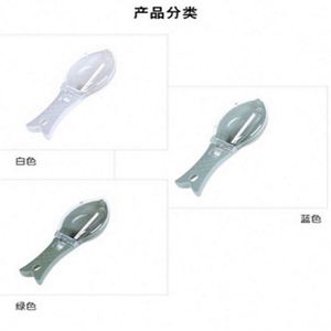 1PC USA Mairun Brosse à écailles de poisson en plastique ABS+AS, grattoir nettoyeur, écologique, durable, résistant au four, outils en caoutchouc pour fruits de mer - Product Image 4