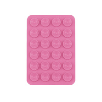 Support de téléphone portable à ventouse en silicone simple face pour la maison, installation facile