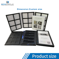 Boya Odm Oem Fabrication sur mesure, taille et logo personnalisés, carrelage en céramique mosaïque, carrelage de sol, livre d'échantillons, hauteur réglable pour logo sérigraphié