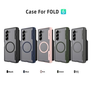 สินค้าขายดีที่สุด: เคสพับได้สำหรับ Samsung Z Fold 6 พร้อมวงแหวนแม่เหล็กขนาด 1.5 นิ้วสำหรับการชาร์จแบบไร้สายและ - Product Image 1