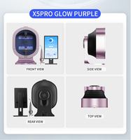 Analizador de piel 3D de gran venta, Analizador de análisis de cuero cabelludo, luz UV Facial, análisis de pigmentos, escáner Facial, máquina de análisis de piel