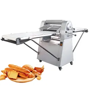 Máquina de prensado de masa de rodillo de pastelería Reversible pequeña para Croissant, precio barato, laminadora de masa de pan Fondant