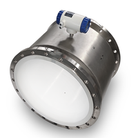 Medidor de Flujo de Agua Digital, Medidor de Flujo Electromagnético de Aguas Residuales Líquidas, Salida de Pulso 4-20 mA Rs485, Fabricante, DN50