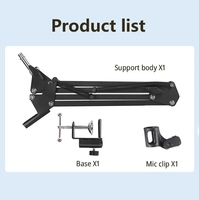 Ensemble de support de microphone YX-401 enregistrant un grand support de diffusion en direct en porte-à-faux porteur
