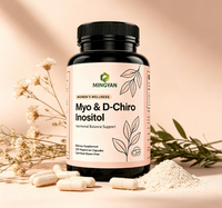 Capsules végétaliennes de Myo-Inositol et D-Chiro-Inositol à marque privée OEM/ODM pour l'équilibre hormonal – Complément alimentaire certifié GMP