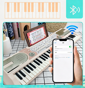 Piano de Juguete para Niños al por Mayor, Teclado Musical Educativo, Instrumento de Aprendizaje, Piano de Juguete de 61 Teclas con Micrófono para Niños - Product Image 4