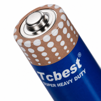 Baterai R6P Murah AA 1.5v 500mAh Kualitas Tinggi Grosir Baterai Kering Seng Karbon Pemasok Pabrik Cina