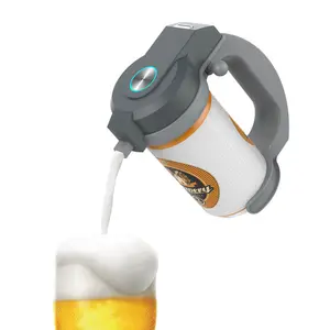 ICAN portable size bar equipment ABS and silicon materials beer accessories bubble maker beer server for promotional gift