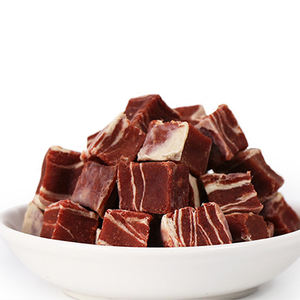 OEM ODM Nourriture chinoise à bas prix pour animaux domestiques Faible teneur en sel et en matières grasses Riche en fibres alimentaires Dés de boeuf et de morue pour chien - Product Image 4