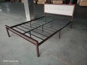 High Quality Wooden Slat Bed Frame Metal Bed Frame Bed Base Bedroom Furniture