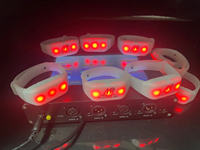 Bracelet LED lumineux télécommandé DMX personnalisé brassards clignotants pour la remise des diplômes du Festival de musique ou du Ramadan