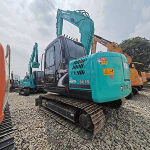 Kobelco รถขุด SK75ขนาดเล็กมือสองรถตักดินขนาดเล็กขนาดเล็กขนาดเล็ก7ตัน SK75-8ในฟาร์ม - Product Image 2