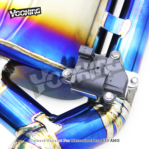 OEM Muffler ống xả cho Mercedes-Benz E53 AMG W213/C238 3.0T 2019-2023 Titan valvetronic catback - Product Image 5