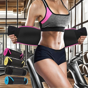 Wholesale Neoprene Waist Trimmer Belt for Men & Women Adjustable Sweat <b>Band</b> Fitness Support Belt <b>Workout</b> Waist Wrap Body Shaper - Product Image 2