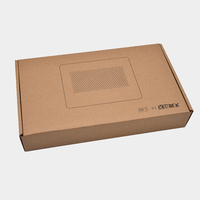 Boîte d'expédition avec logo de conception personnalisée en gros Boîte de stockage en carton ondulé Boîte d'emballage électronique Expédition de déménagement