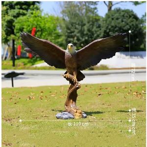 1:1 Aigle Statue grandeur nature dessin animé Animal film figurine <span class=keywords><strong>super</strong></span>-<span class=keywords><strong>héros</strong></span> chambre intérieur fibre de verre résine Statue pour la décoration - Product Image 2