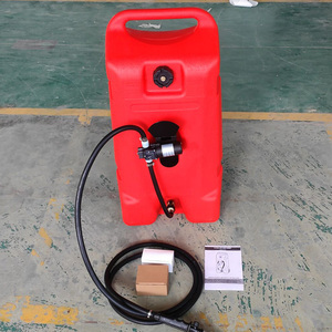 Réservoir de carburant portable en plastique de 14 gallons, diesel, <span class=keywords><strong>essence</strong></span>, avec pompe sur roues pour bateaux - Product Image 6