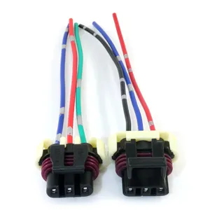 Summer Hot Two Female Terminals Conduit Car Vire Led Strip Light Automobile Automotive Electrical Wire 3 Pin Connector For Honda