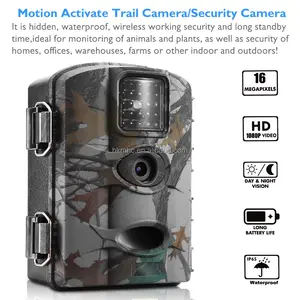 가장 저렴한 공장 OEM ODM 미니 야외 야생 동물 카메라 트랩 비디오 야간 투시경 사냥 카메라