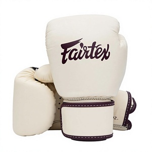 ถุงมือชกมวย Fairtex แบบปรับแต่งได้ หนังวัวแท้ สายรัดข้อมือแบบปรับได้ สำหรับผู้ใหญ่ อุปกรณ์ฝึกซ้อม ระบายความชื้น - Product Image 3