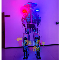 Nouveau modèle Super Cool LED éclairage Robot vêtements coloré mécanique ensemble barre discothèque atmosphère accessoires scène Performance accessoire