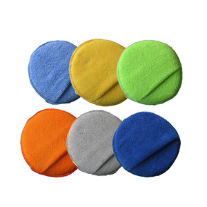 <span class=keywords><strong>Éponge</strong></span> en mousse microfibre bleue, 5 pouces, avec poche, applicateur de cire à main, 125mm, 1 pièce - Product Image 2