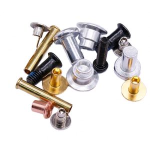 Fabricant expérimenté depuis 15 ans, rivets plats en acier inoxydable de différentes formes, rivets semi-tubulaires, certifiés ISO9001, personnalisables - Product Image 3