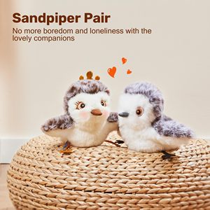 Sbattitura automatica di fabbrica realistica cinguettio di uccello ricaricabile con funzione di tocco giocattolo interattivo per gatti Kicker esercizio giocattoli Catnip - Product Image 6