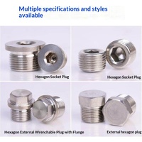 Bouchon d'huile YI QUAN en acier inoxydable à filetage hexagonal externe de type bride (imperial/métrique) – Bouchon obturateur et vis