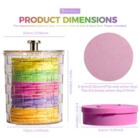 100 Éponges Faciales Compressées Naturelles Multicolores pour Nettoyage Quotidien du Visage, Démaquillage, Exfoliation et Lavage du Visage – Personnalisables
